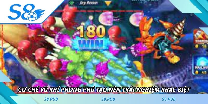 Cơ chế vũ khí phong phú tạo nên trải nghiệm khác biệt