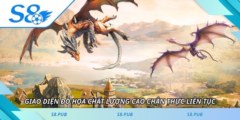 Giao diện đồ họa chất lượng cao chân thực liên tục