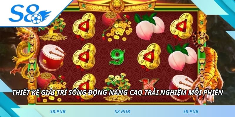 Thiết kế giải trí sống động nâng cao trải nghiệm mỗi phiên