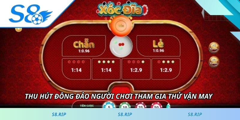 Thu hút đông đảo người chơi tham gia thử vận may