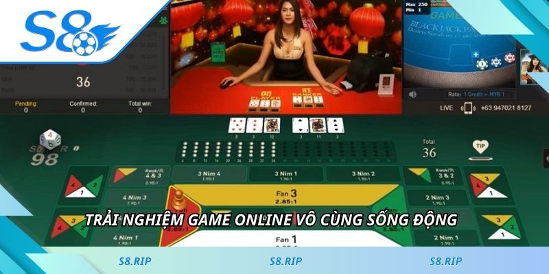 Trải nghiệm game online vô cùng sống động